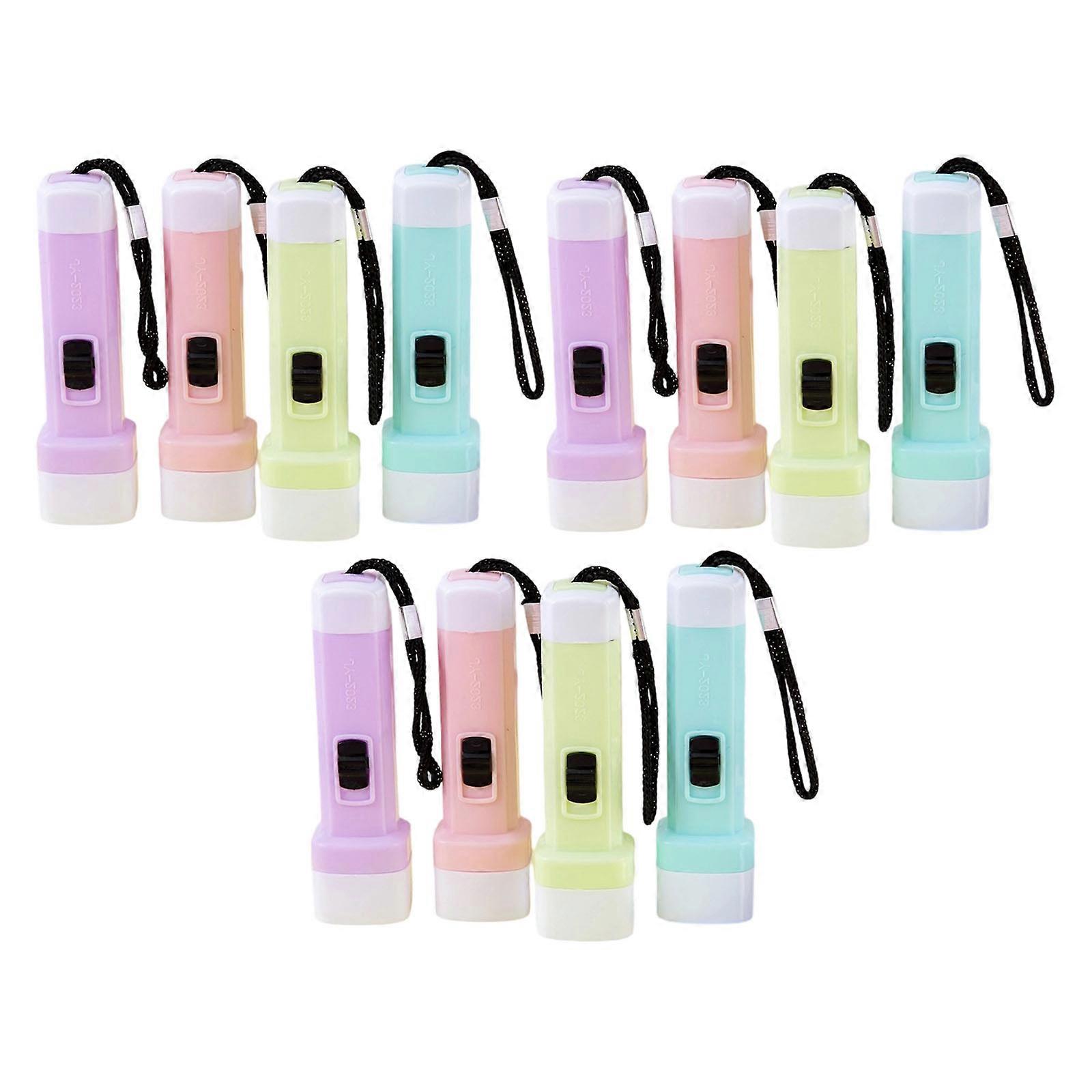 Colorful LED Square Flashlights Practical Flashlight Camping Flashlight LED Light Suitable for Camping and Everyday Use Multicolor