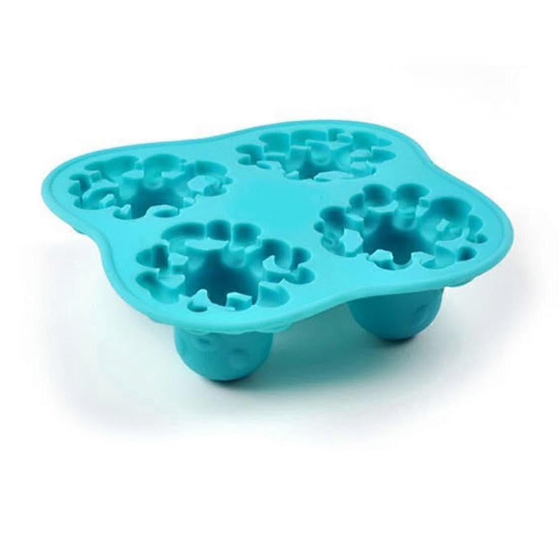 Adorable Octopus Mold Silicone Ice Cube Tools Ice Cream Cube Tray / Ice Mold