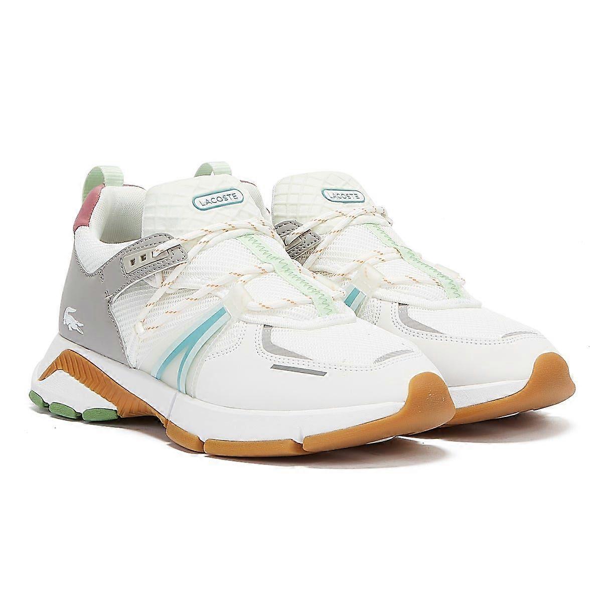 Lacoste L003 0722 1 Womens Blue / Orange Trainers