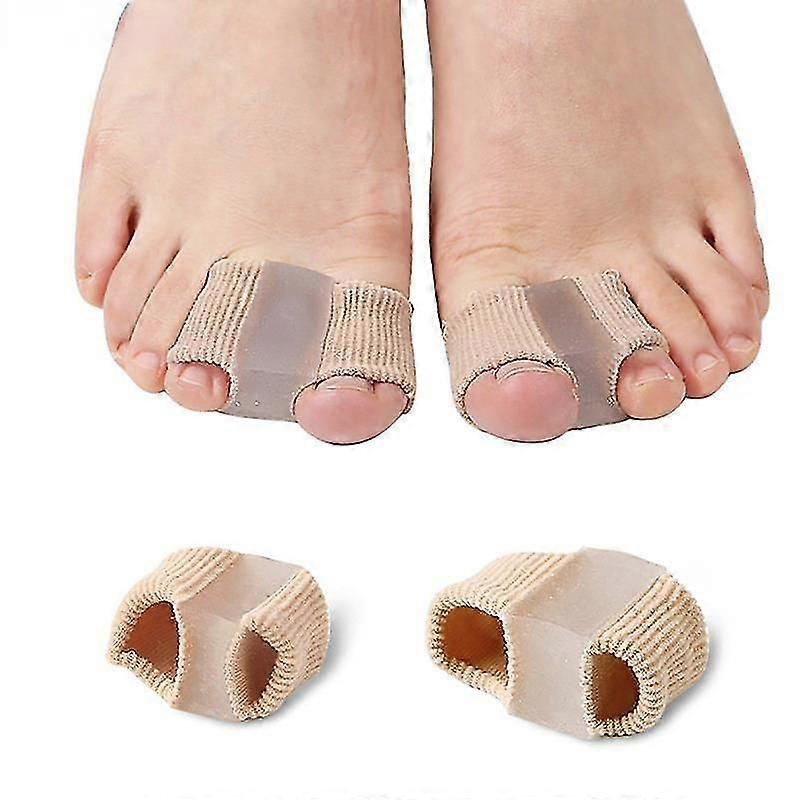 2pcs Fabric Toe Separators, Bunion Relief Toe Spacer Set, Bunion Toe Separators Toe Spreader For Overlapping Toes
