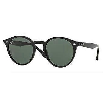 Óculos de Sol - Ray-Ban - RB 2180 601/71 - Oval - Preto - Lentes verde-acinzentadas