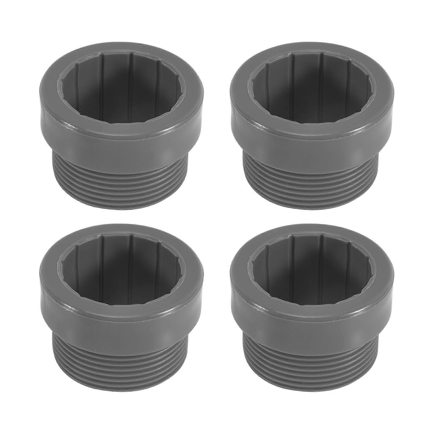 4Pcs Pool Umbrella Stabilizer Adapter Threaded Adapter Sleeves Pool Umbrella Stable Adapter Umbrell