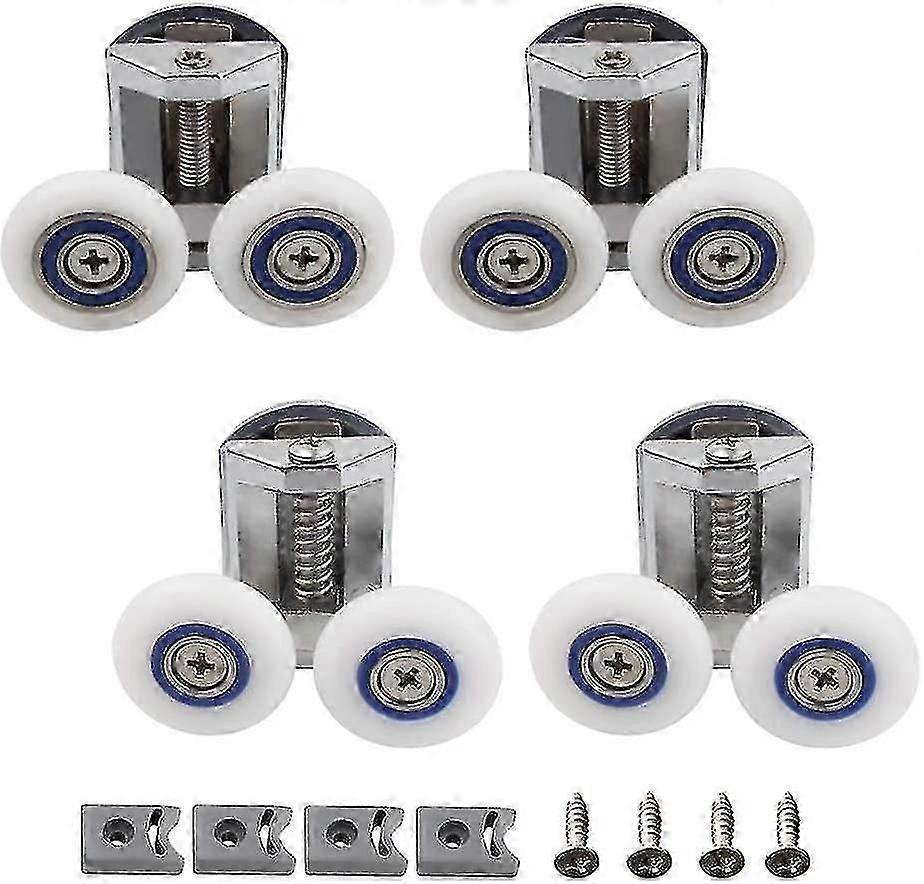 Shower Door Rollers Kit 2 Upper 2 Lower