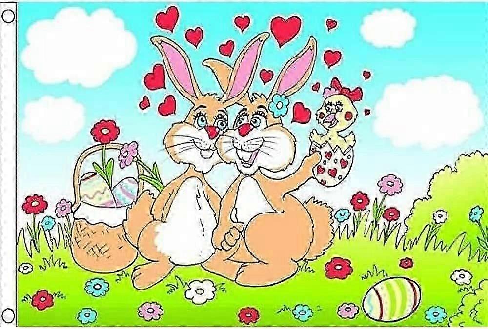 Easter Bunny Flag Mode A-2660