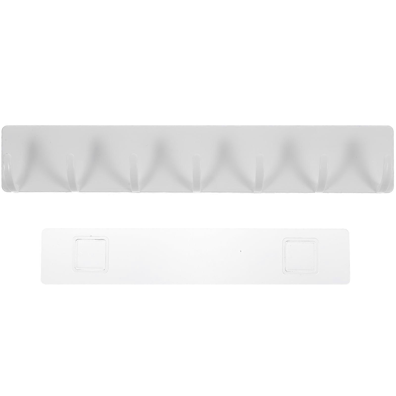 Kitchen Tool 7-hook Hanging Rack No Punching Wall-mounted Kitchenware Hook Hanger