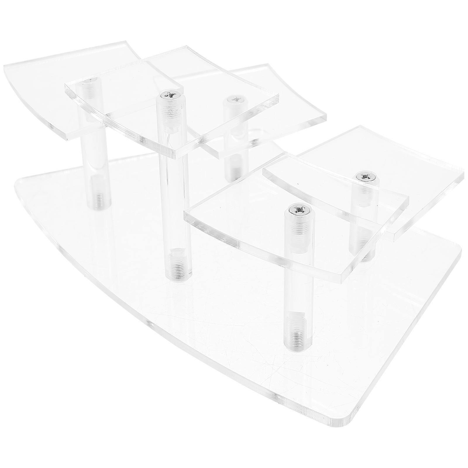 Perfume Display Stand Household Desktop Multi-Layer Ornament Rack 3Pcs