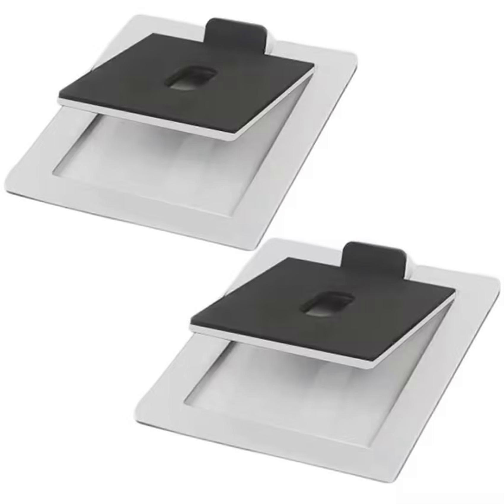 2Pack Tilted Computer Bookshelf Speaker Holder for Edifier MR4 MR3 MR3BT Studio Monitors Risers Desk Stand for Eris E3.5