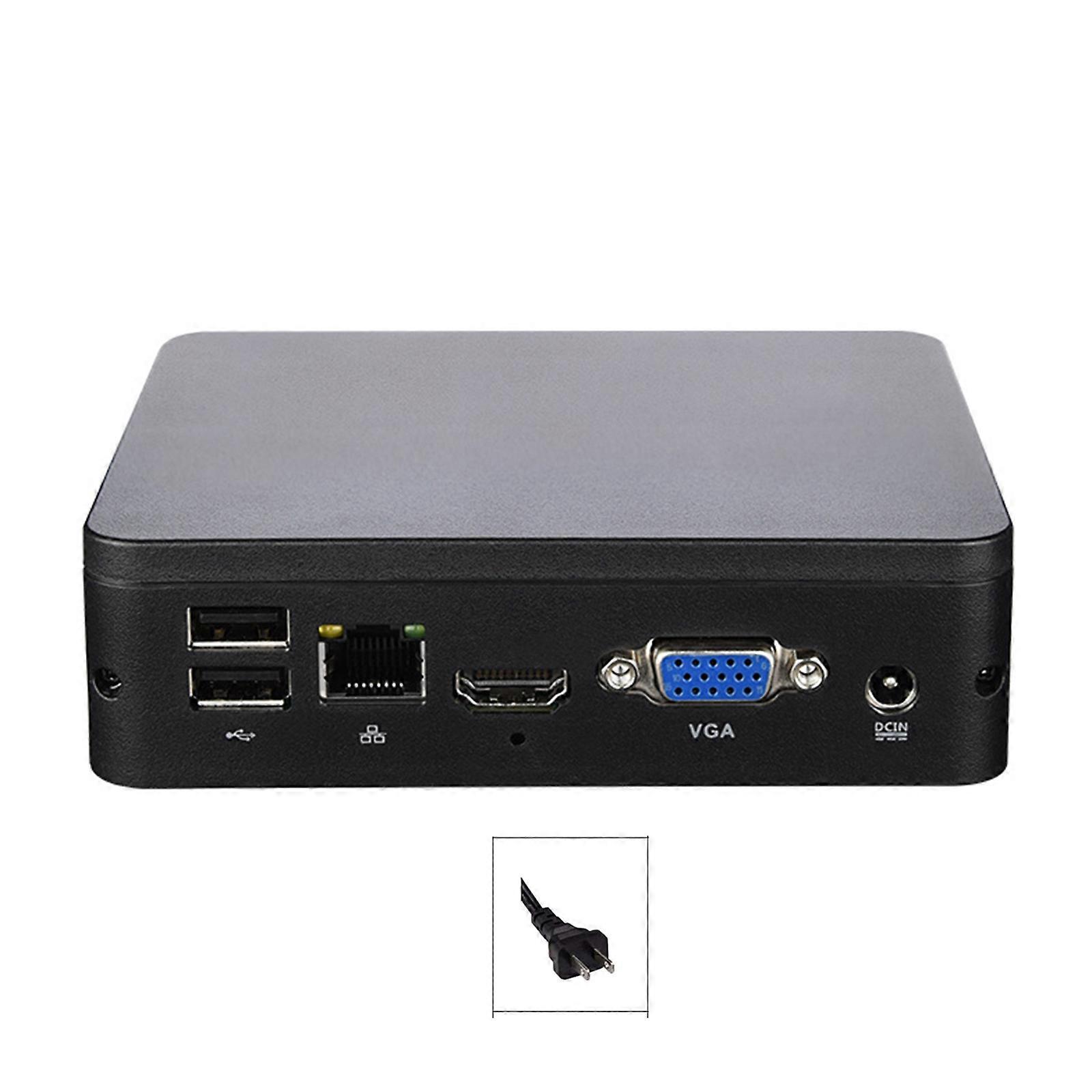 Mini PC Console 4 Go DDR3L, mini ordinateur de bureau hôte avec port HDMI/VGA, 4K, tout-en-un, multicolore