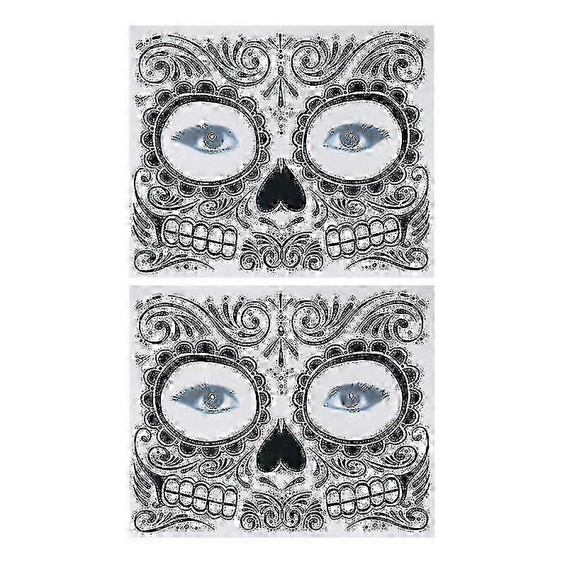 2025 Skeleton Face Tattoos