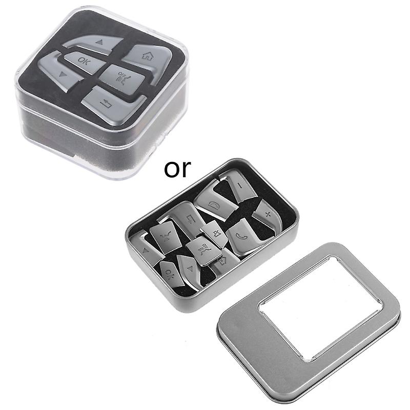 12pcs/set Steering Wheel Button Sticker Decal Cover For GLC C Class GLA /CLA/ GL
