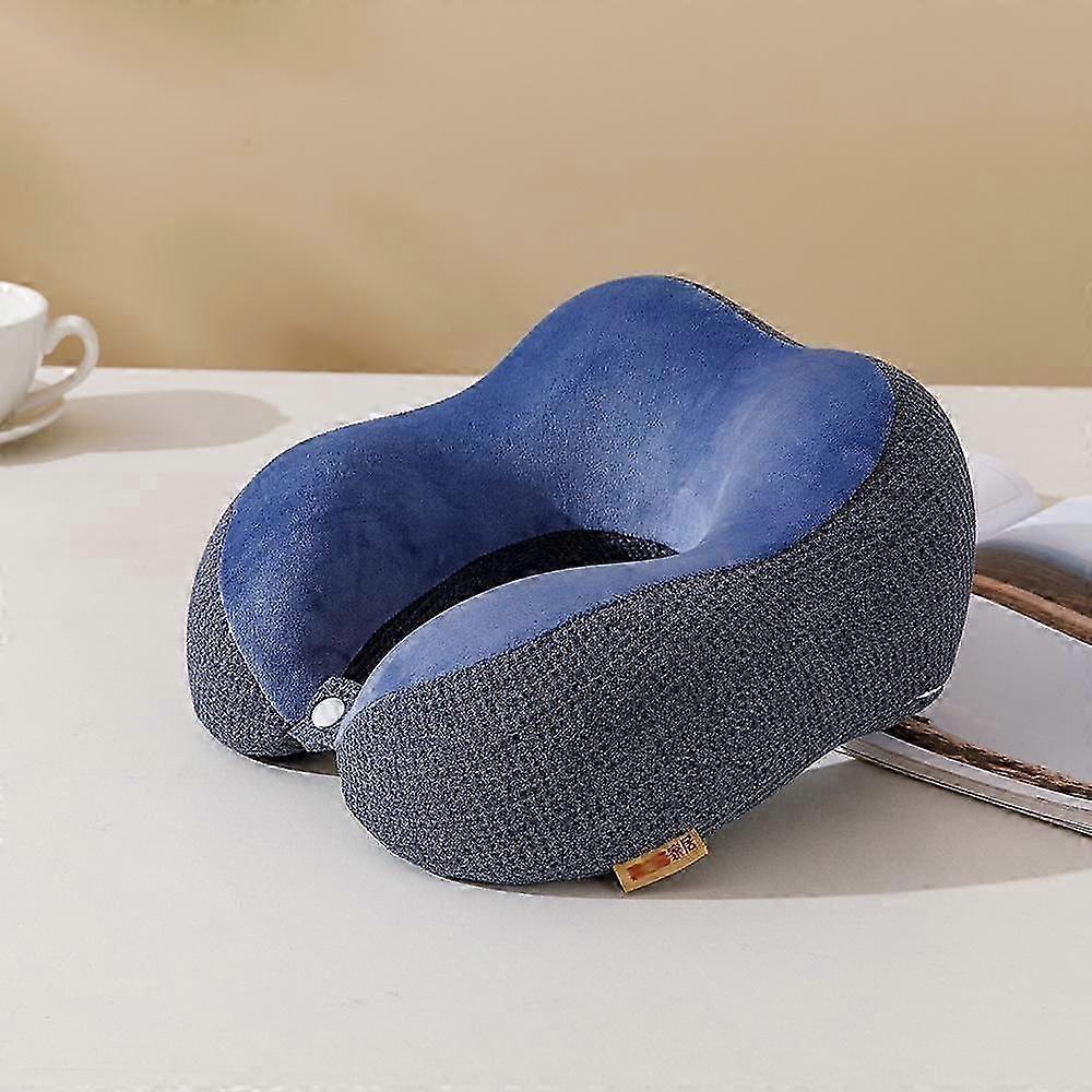 Cuscino a forma di U Memory Foam Rimbalzo Lento Pausa Pranzo Cuscino Collo Aereo Viaggio Cuscino Collo Maglia Gobba Auto Tiro Cuscino