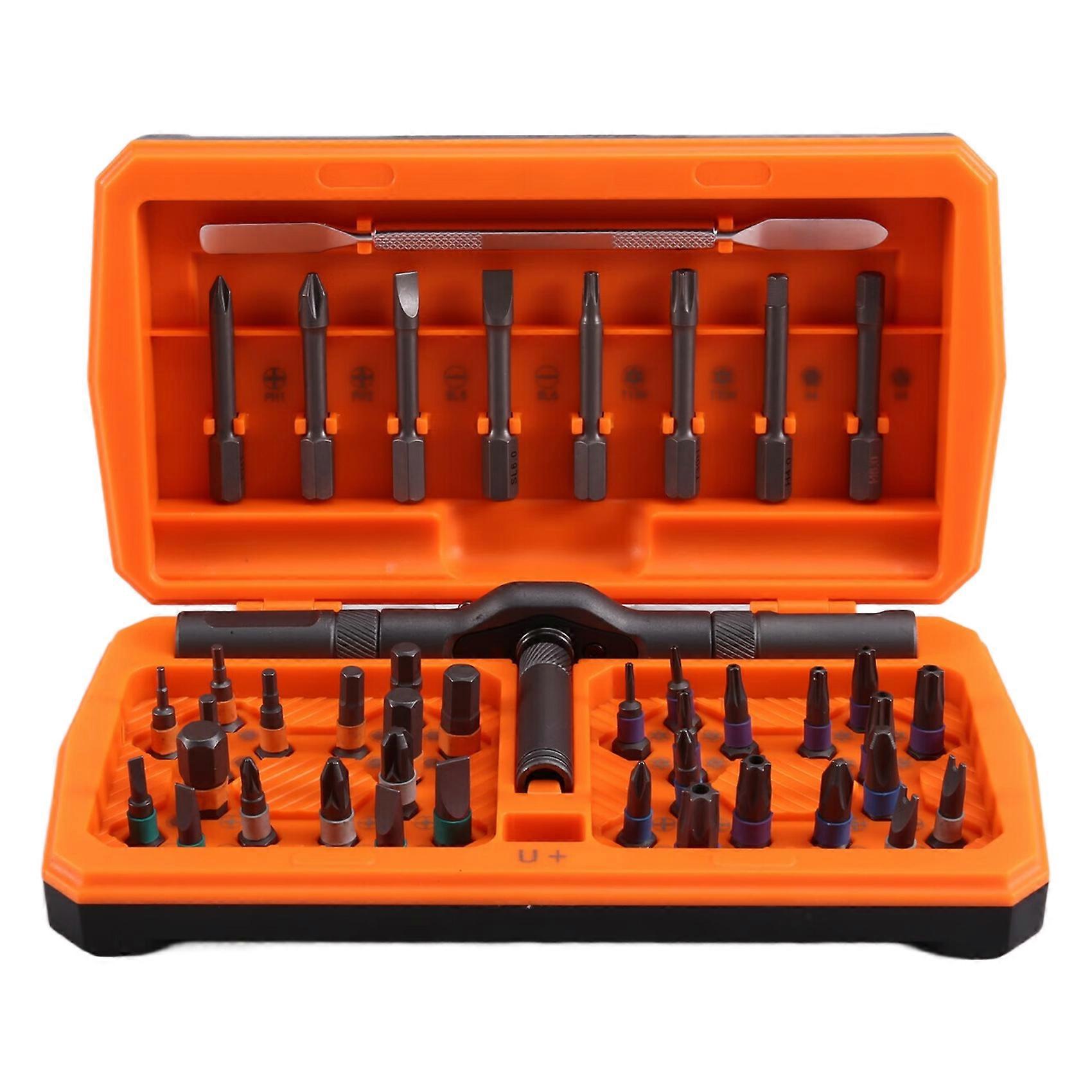 Magnetic Ratchet Screwdriver Set Precision Bits Kit