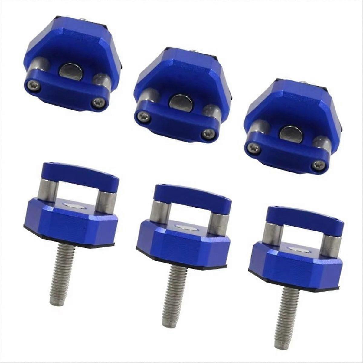 6PCS Car Hardtop Bolts Quick Removal Thumb Screw for Blue