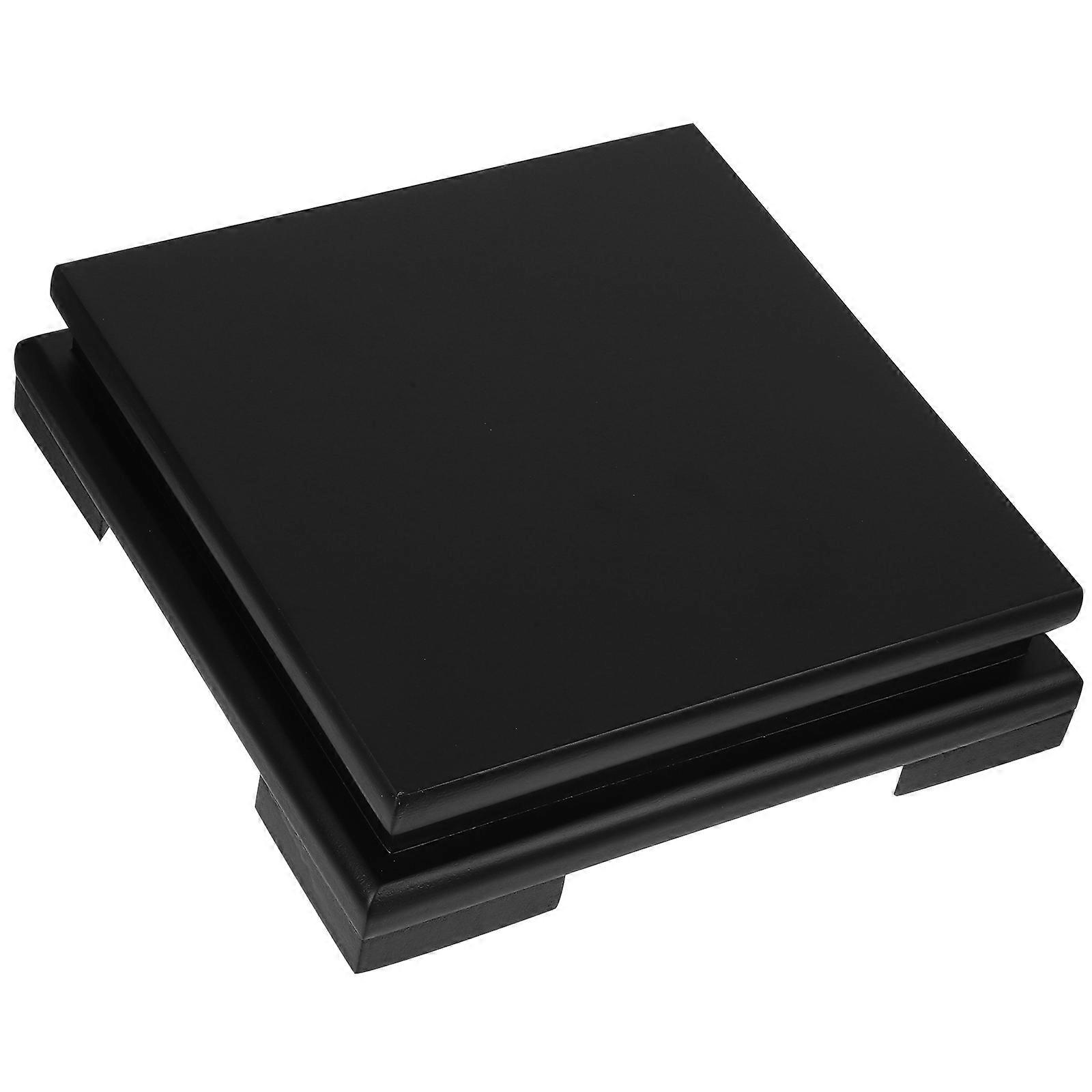 1 قطعة الخشب قاعدة العرض إناء مربع موقف التبعي Teaset عرض قاعدة حامل