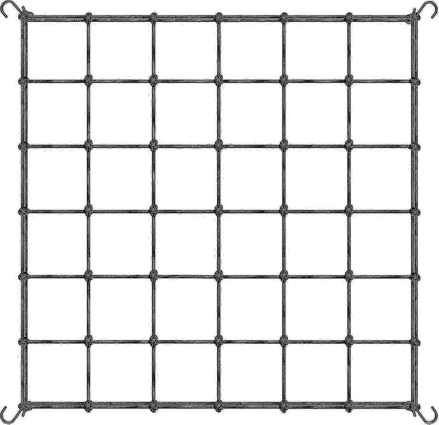 Climbing plant support netting, flexible support netting, heavy-duty plant netting with hooks, flexible planting tent mesh netting, 80x80cm