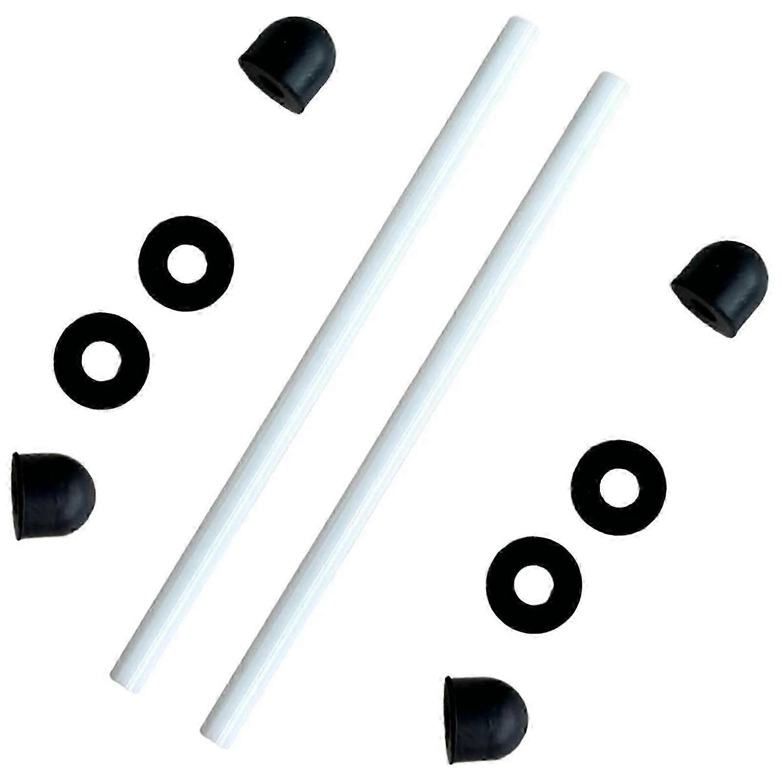 2 stuks keramische as voor Intex Pure Spa Whirlpool waaierpomp Fix E90 foutas (2 stuks keramische as met 4 rubberen dop)