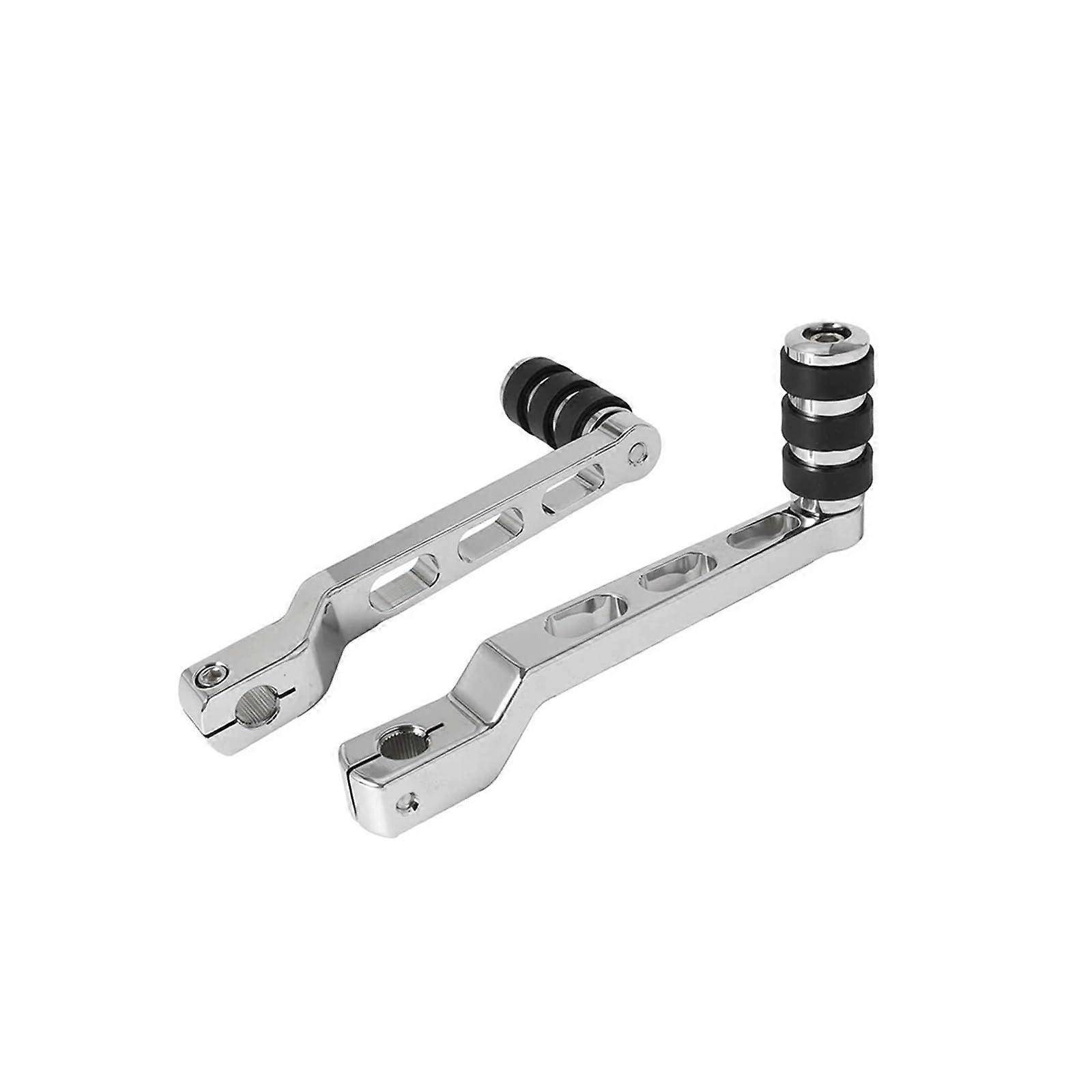 Shifter Peg and Heel Toe Shift Lever Chrome for Harley Davidson Touring Road King Direct Fit Upgrade