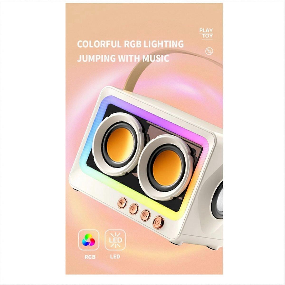 Portable Bluetooth Subwoofer Speaker Pink