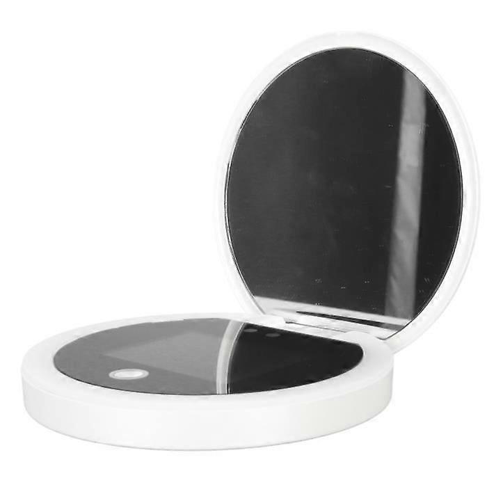 Sonew UV Mirror, Compact Mirror with UV Camera, 3.5 Inch 2X Magnifying Travel Makeup Mirror with Computer Pack