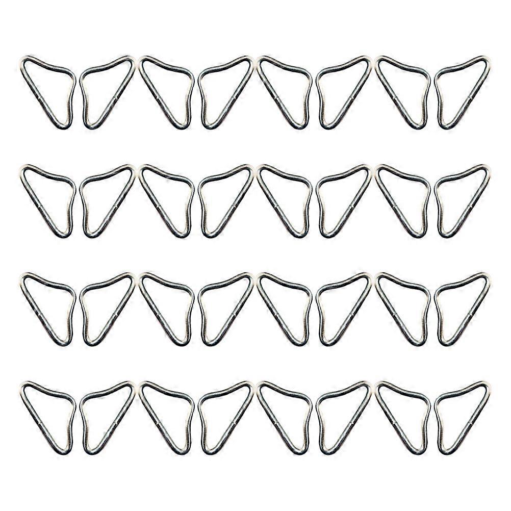 Silver Trampoline Triangle Buckle Replacement 45Pcs for Improved Jumping