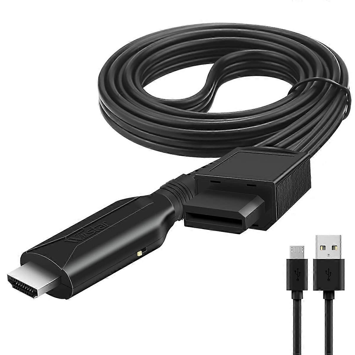 HDMI Converter Cable 1080P Full HD Output Plug and Play Adapter for Wii Wii U HDTV