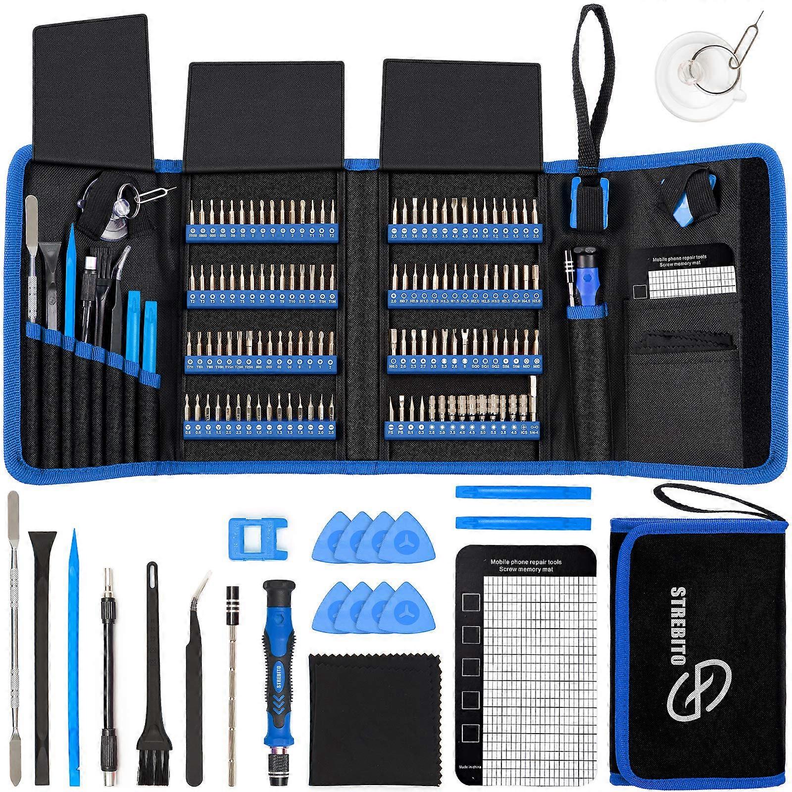 Electronics Precision Screwdriver Set 142Piece 120in1 Bits with Magnetic Mat for Laptop Phone Console