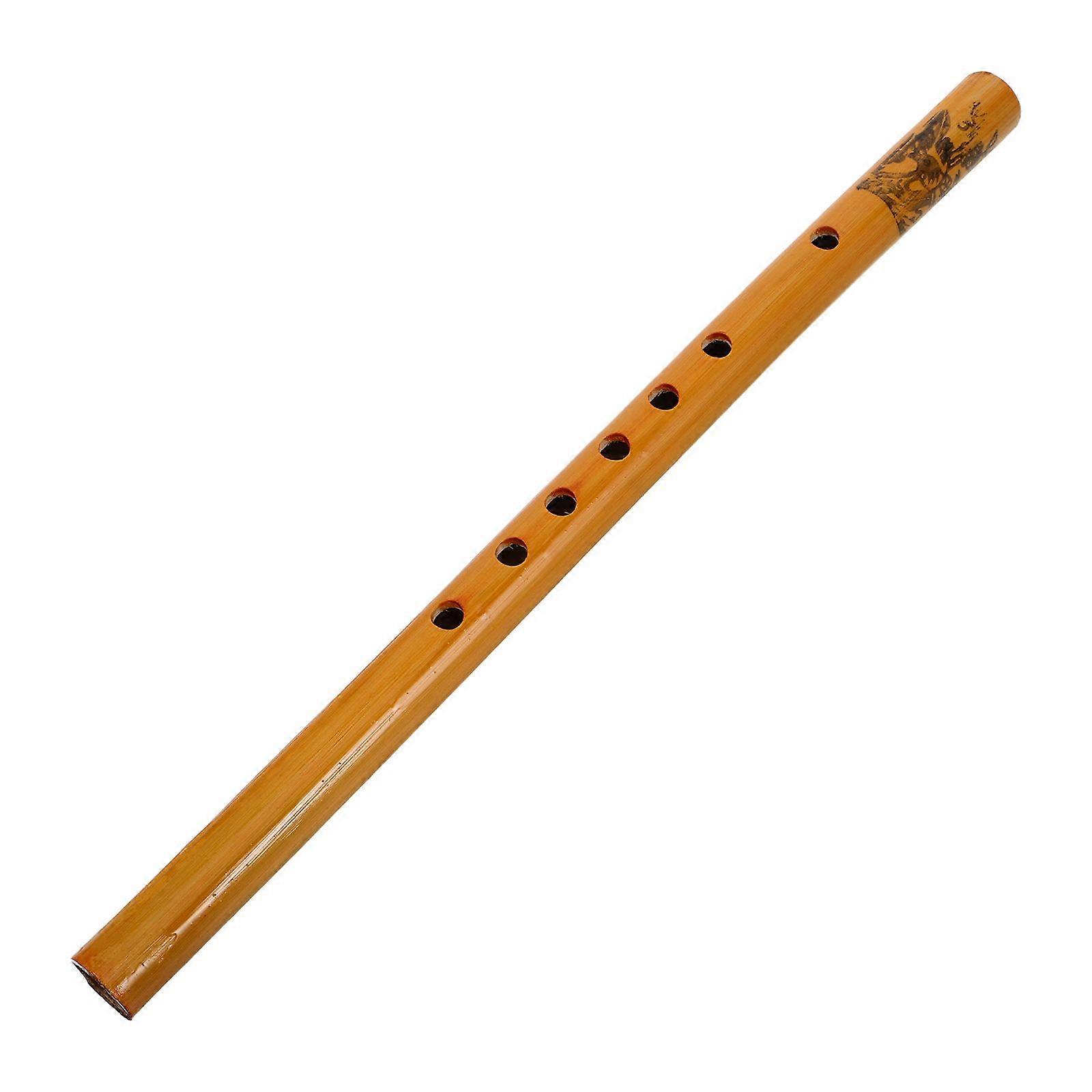 Student Recorder Vertical Flute for Beginners 33cm Bamboo Flute 7 Holes Flute for Music Classes Personal Practice and Performances
