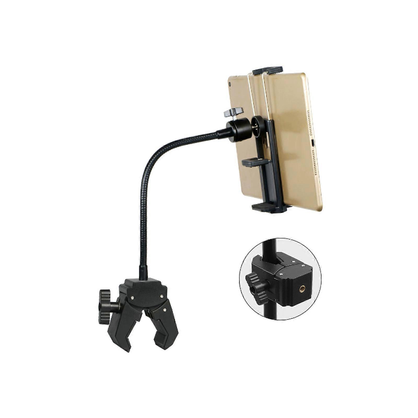 Easy Setups Mic Stand Mobile Device Holder Featuring Fast Installation in Multiple Shoots Scenario Flexible Arm Multicolor