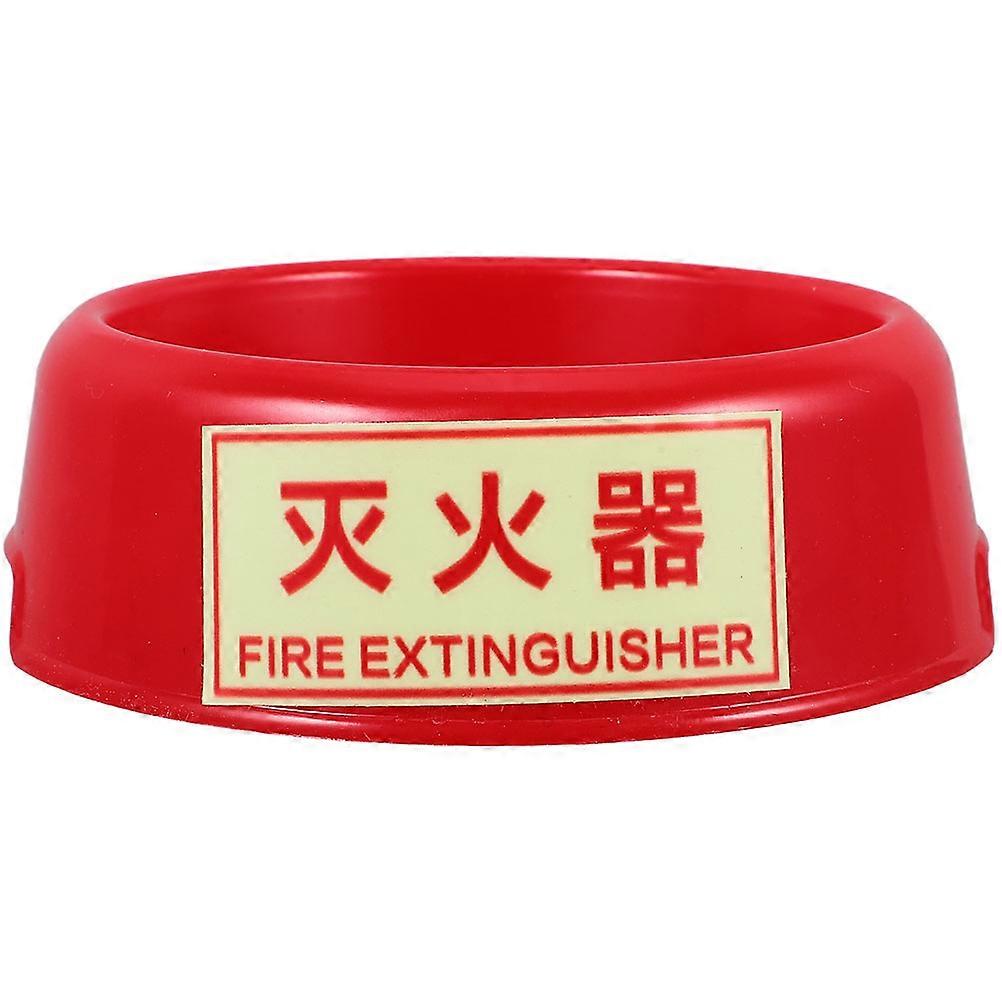 Heavy Duty Fire Extinguisher Base Support Plastic Holder Red