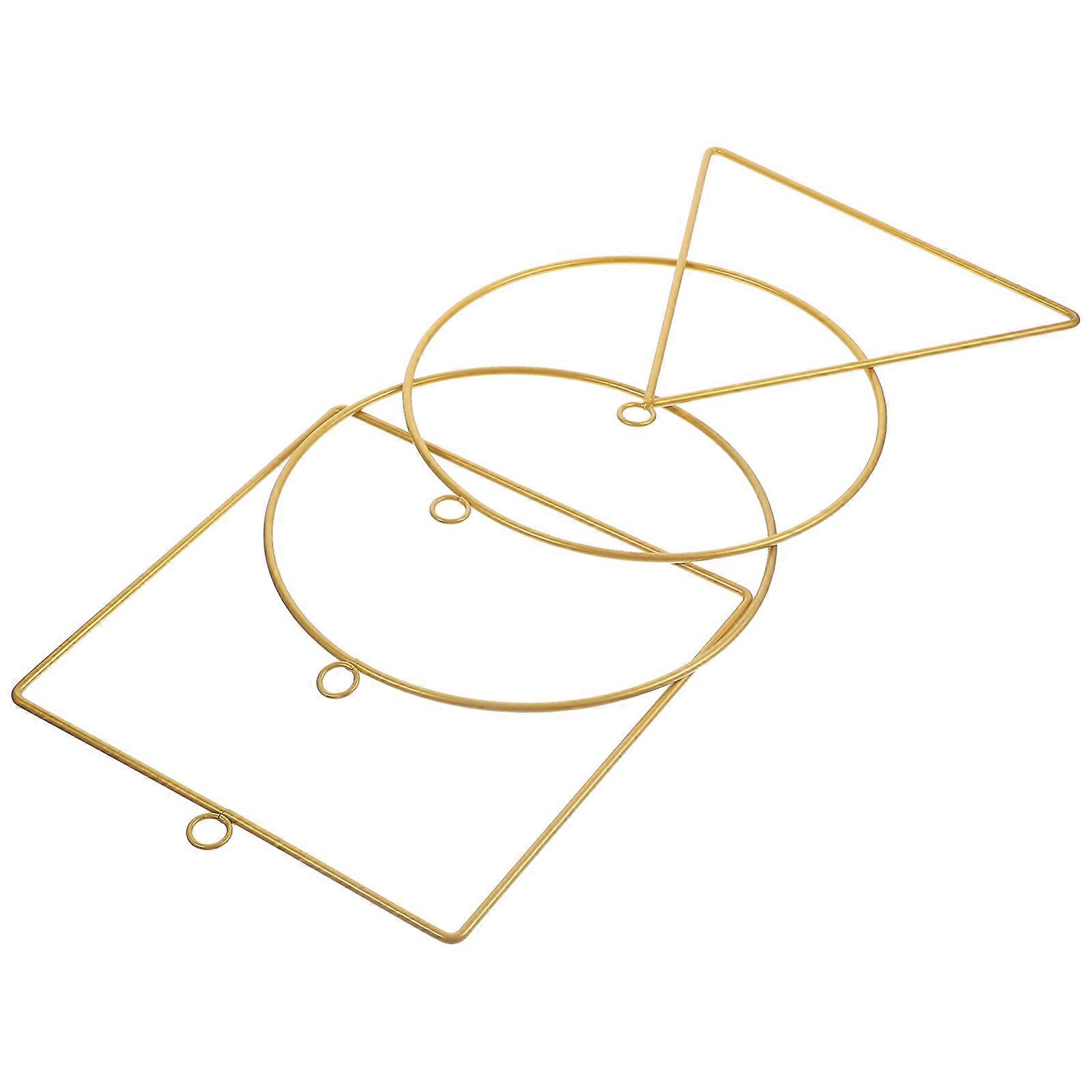 Metal Iron Hoops Garland Making Ring for DIY Wreath Frame 4Pcs Pack