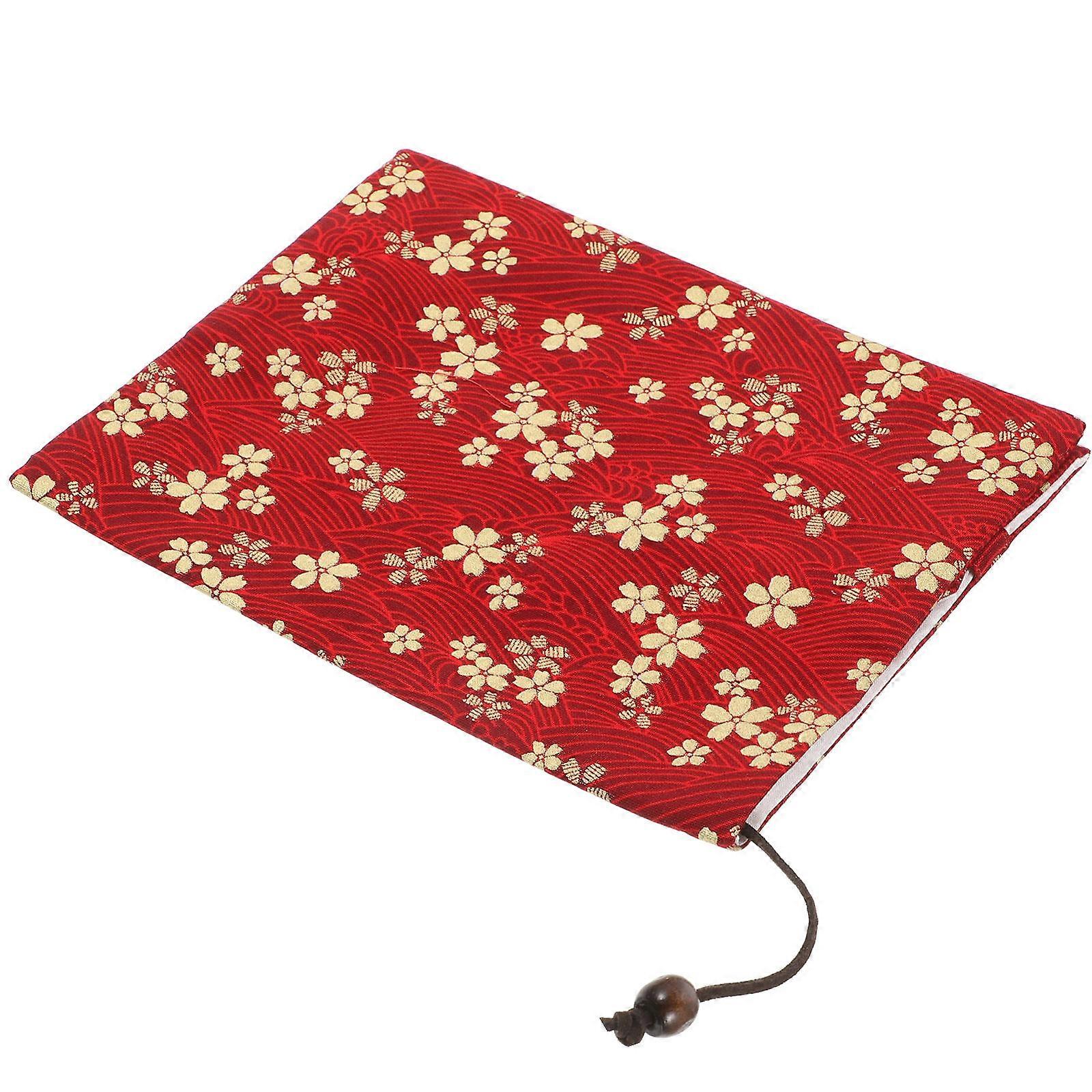 Cloth Book Cover Hand-Made Book Protector with Ornamental Function