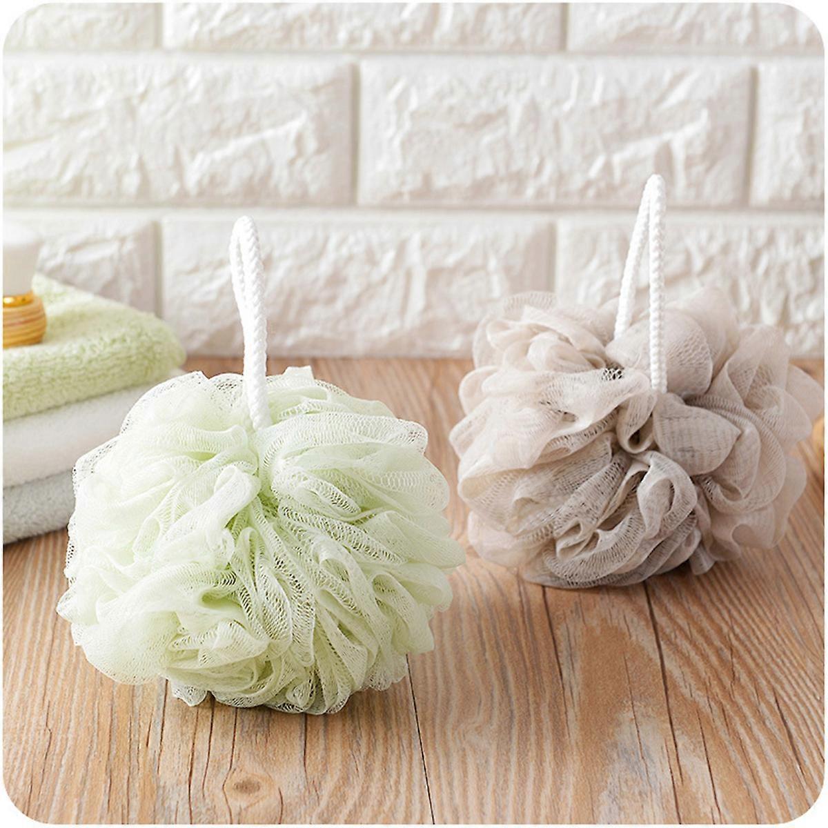 Shower Ball Bath Sponge for Exfoliating 4Pcs Mesh Bath Pouf Set
