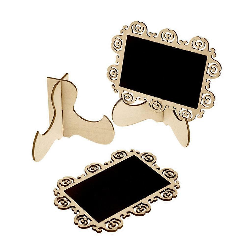 Black Mini Blackboard Signs Board for Leaving Message 10Pcs Set