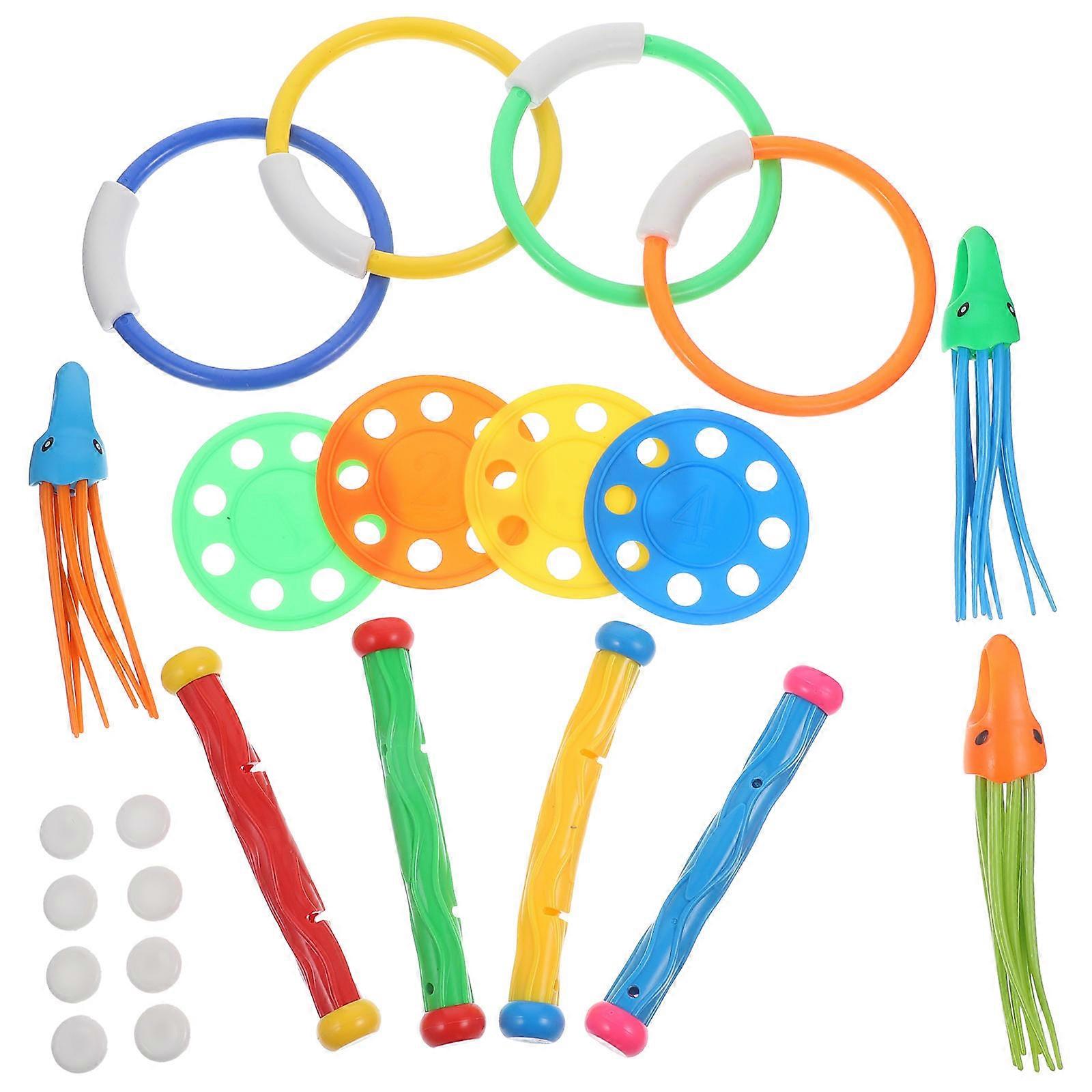 Diving Toys Assorted Diving Toys for Playing 15Pcs Set