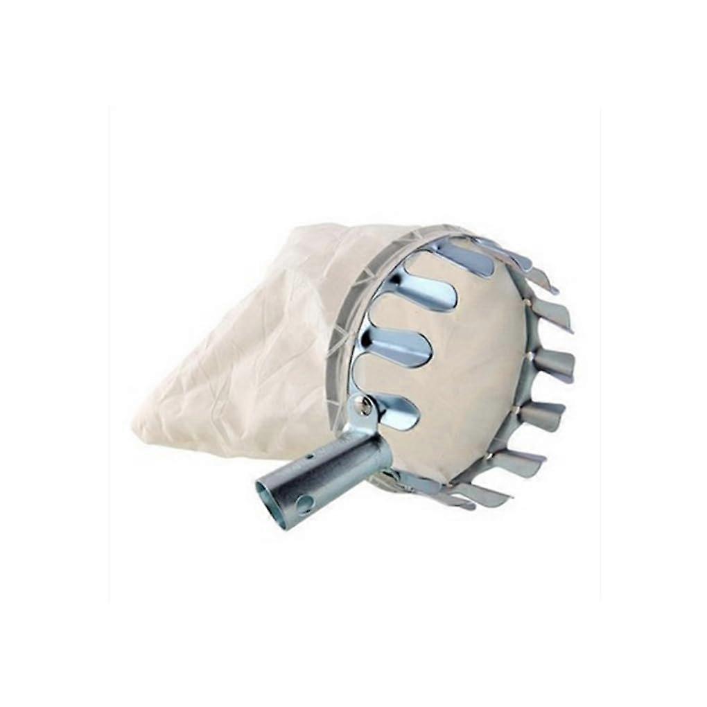 Adjustable Metal Fruit Picker with Bag for  Trees Orchard Harvest Durable Teeth 14cm