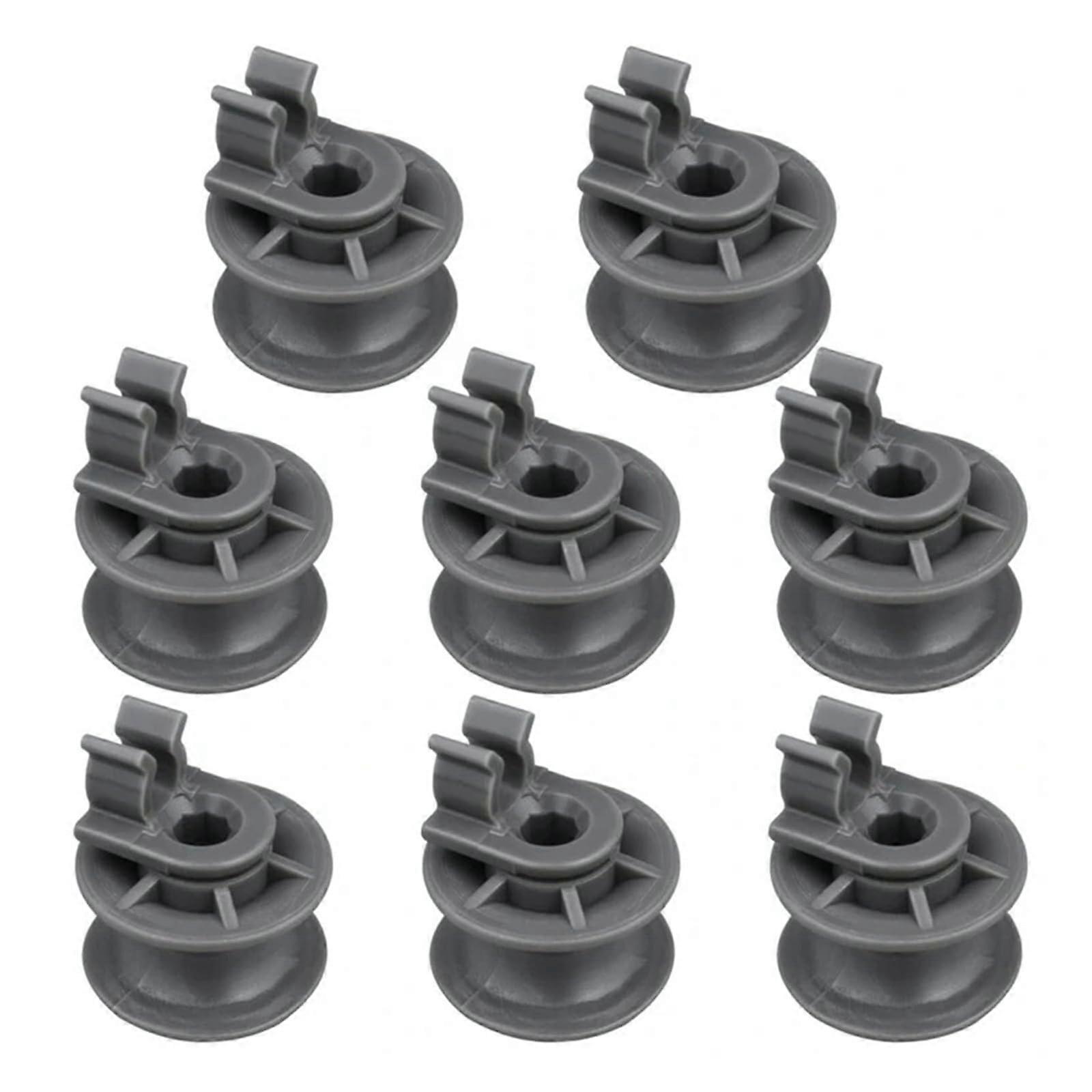 8Pcs 4581DD3002A Dishwasher Rack Wheels Roller Assembly for LG Upper Rack SmoothGlide Install