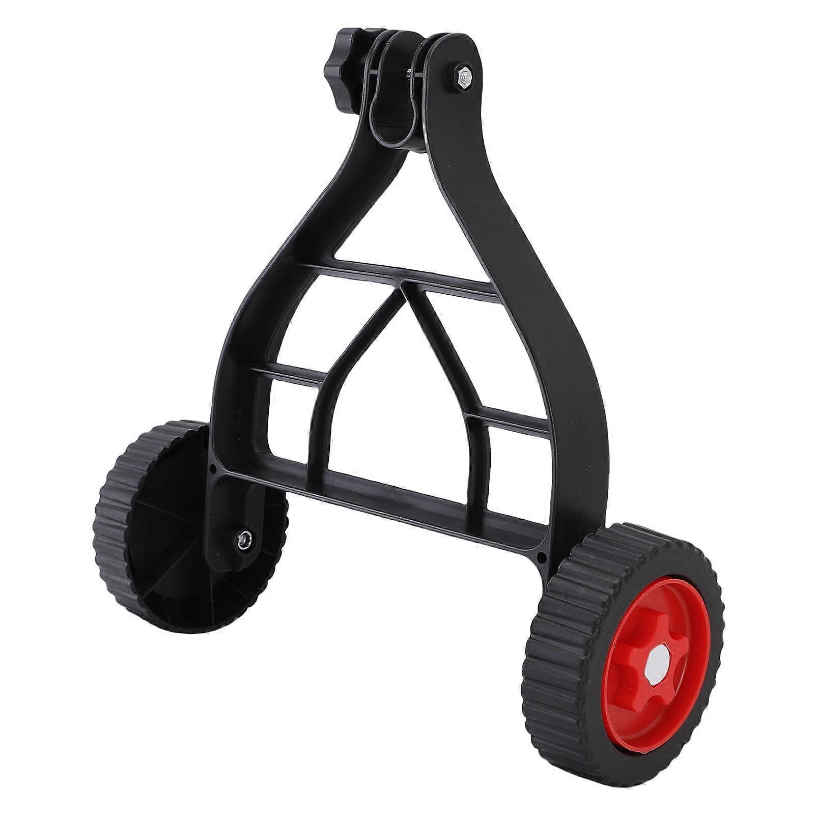 String Trimmer Wheel Attachment with Stable Support, Adjustable Universal Weed Trimmer Wheel for Garden