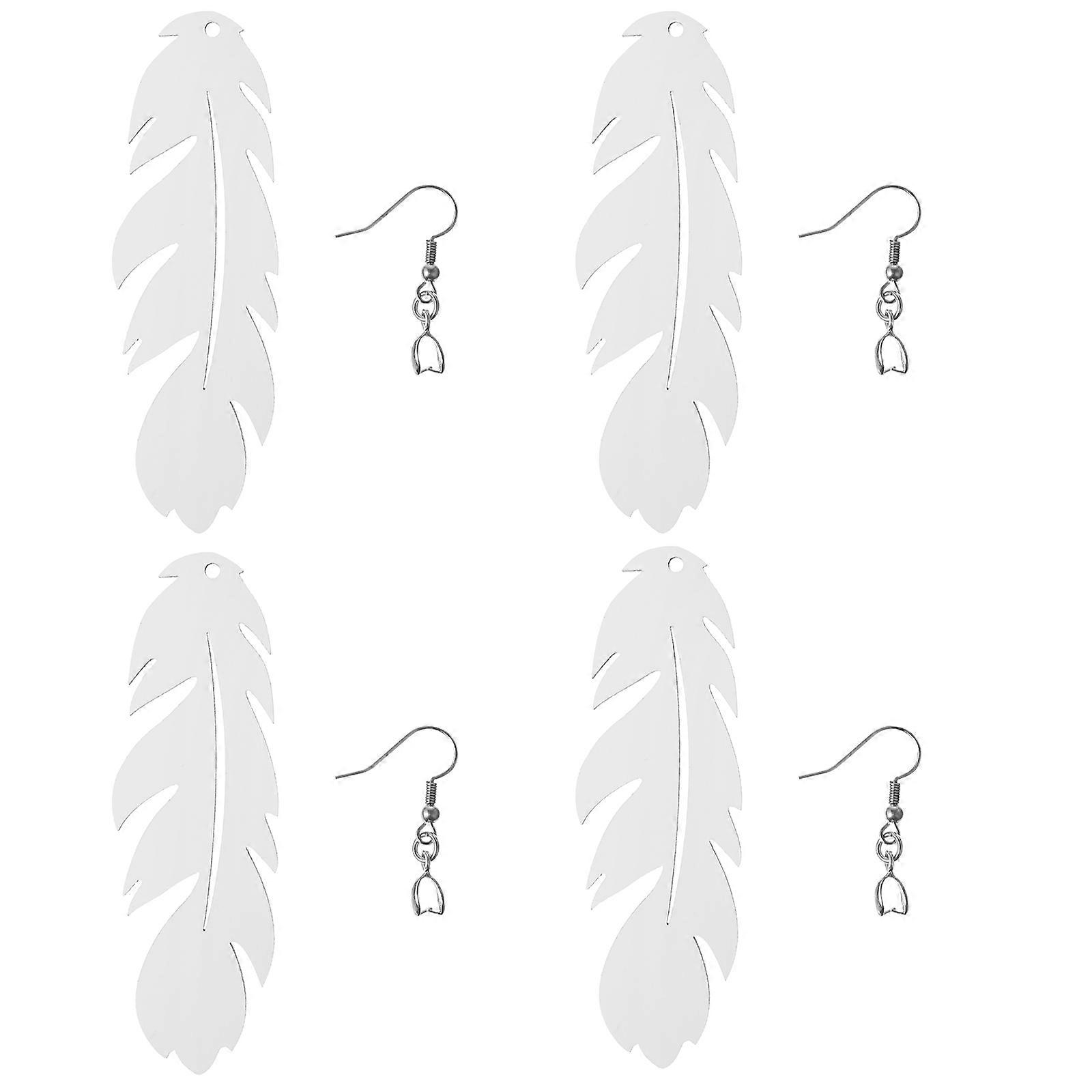 Heat Transfer Earrings DIY Earring Hooks for 5Pairs Handmade Use