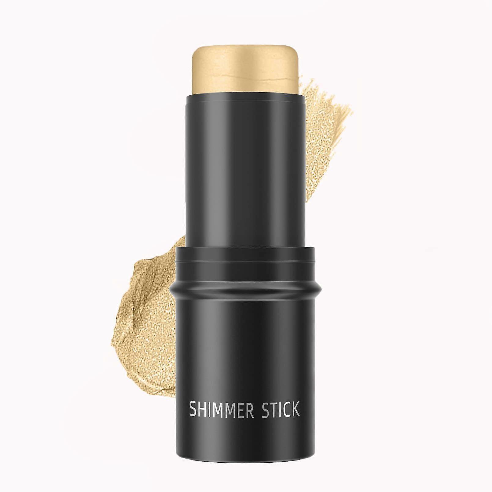 Makeup Stick 02 Strobe Waterproof Blush Highlighter for Mature Skin Lips Cheeks Contour