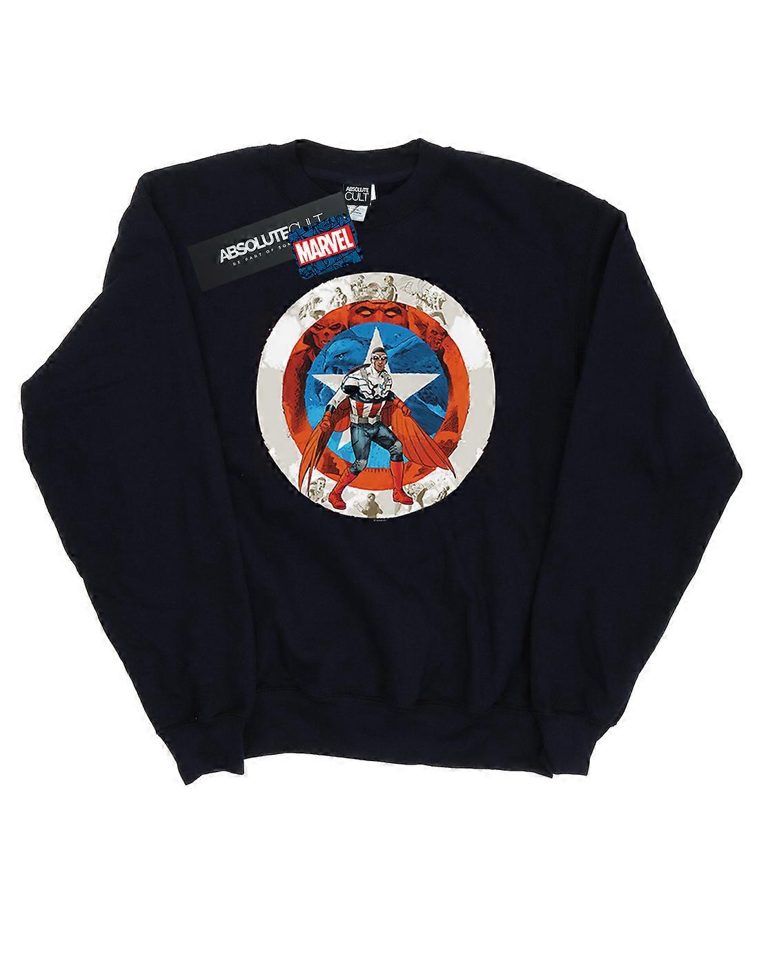 Marvel Boys kaptein Amerika Sam Wilson Shield Pullover