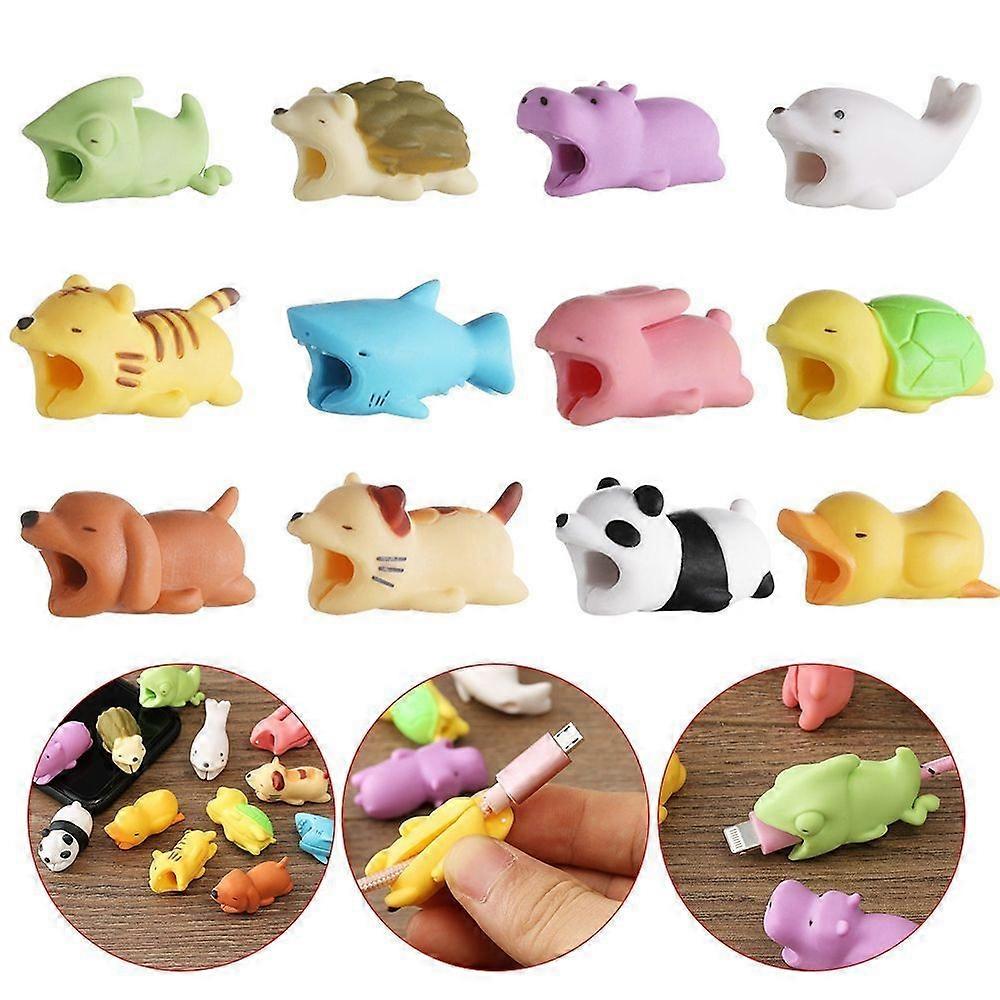 Cartoon Animal Pattern Charging Cable Protector PVC Saver Cable Protector Case