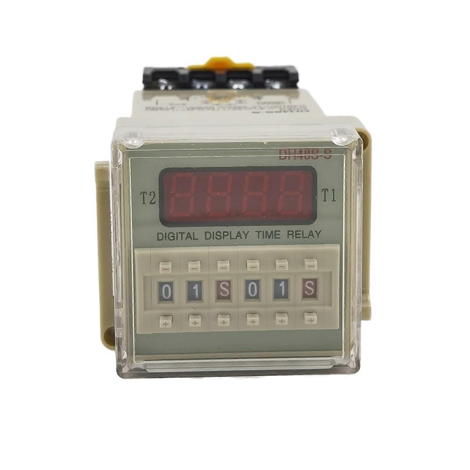 AC 220V Digital Timer Relay DH48SS Time Delay Switch for Accurate Circuit Control