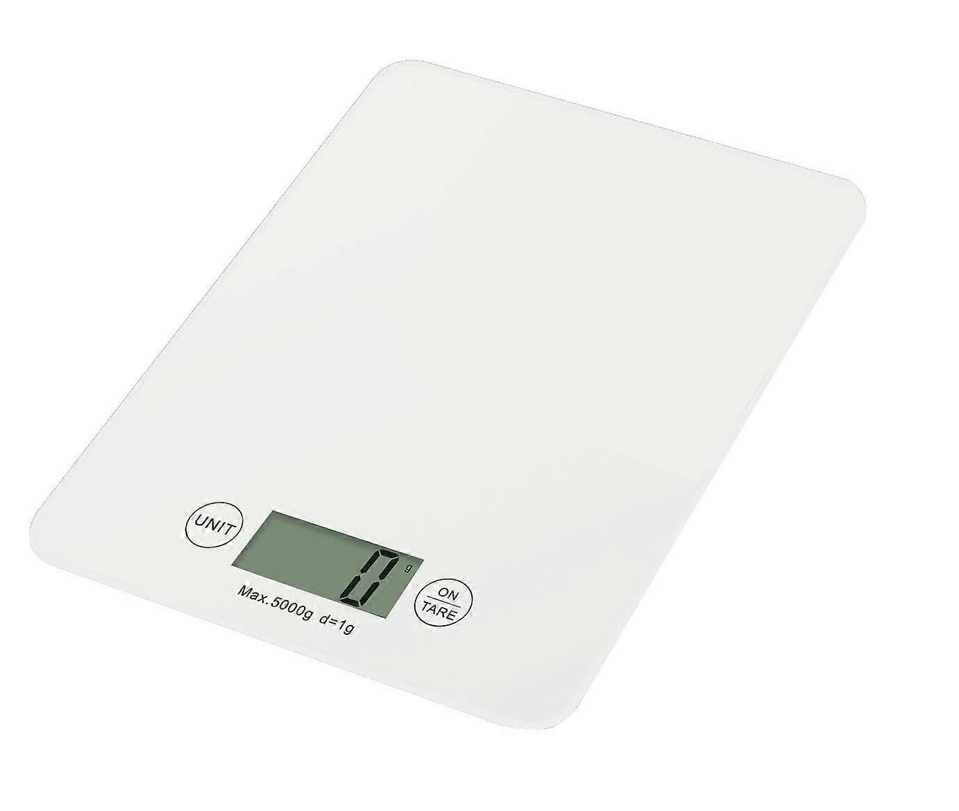 Digital Kitchen Scale 5kg Tempered Glass Platform,  Precision Food Scale with LCD Display