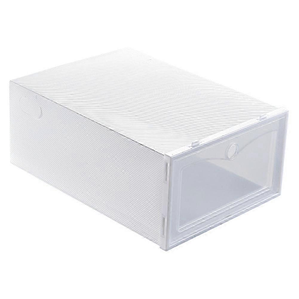 Household Thicken Transparent Stackable Shoe Box Dustproof Shoes Storage Box Organizer Case