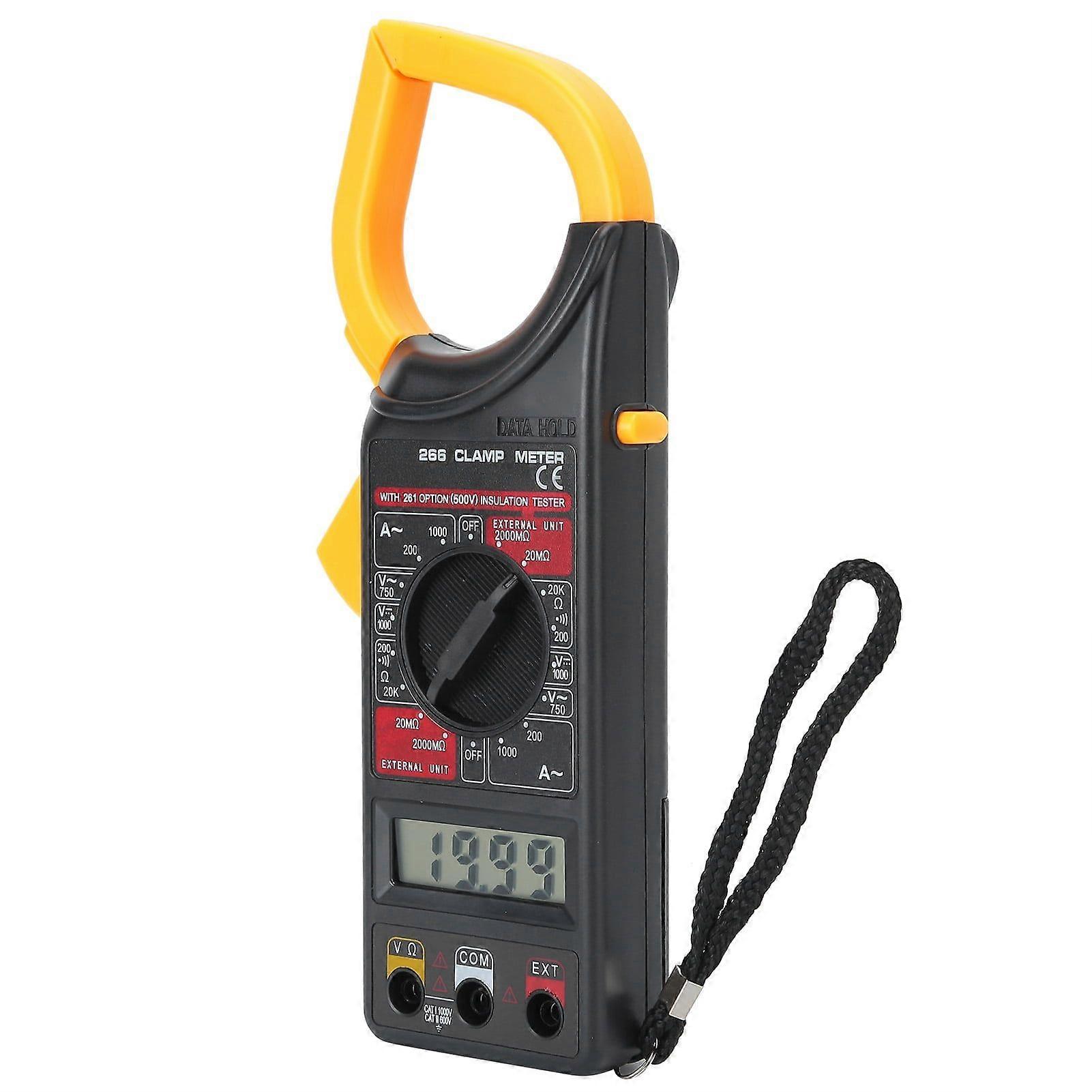Digital Clamp Meter Handheld Ammeter Voltmeter Electronic Multimeter Measuring
