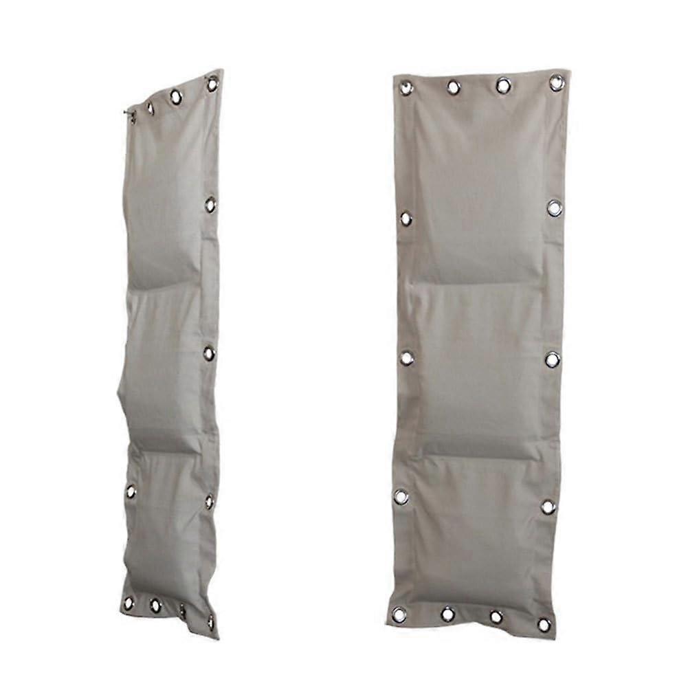 Wing Chun Wall Bag Canvas Punch Pad 3 Section for Skill Boost Training and Stress Relief