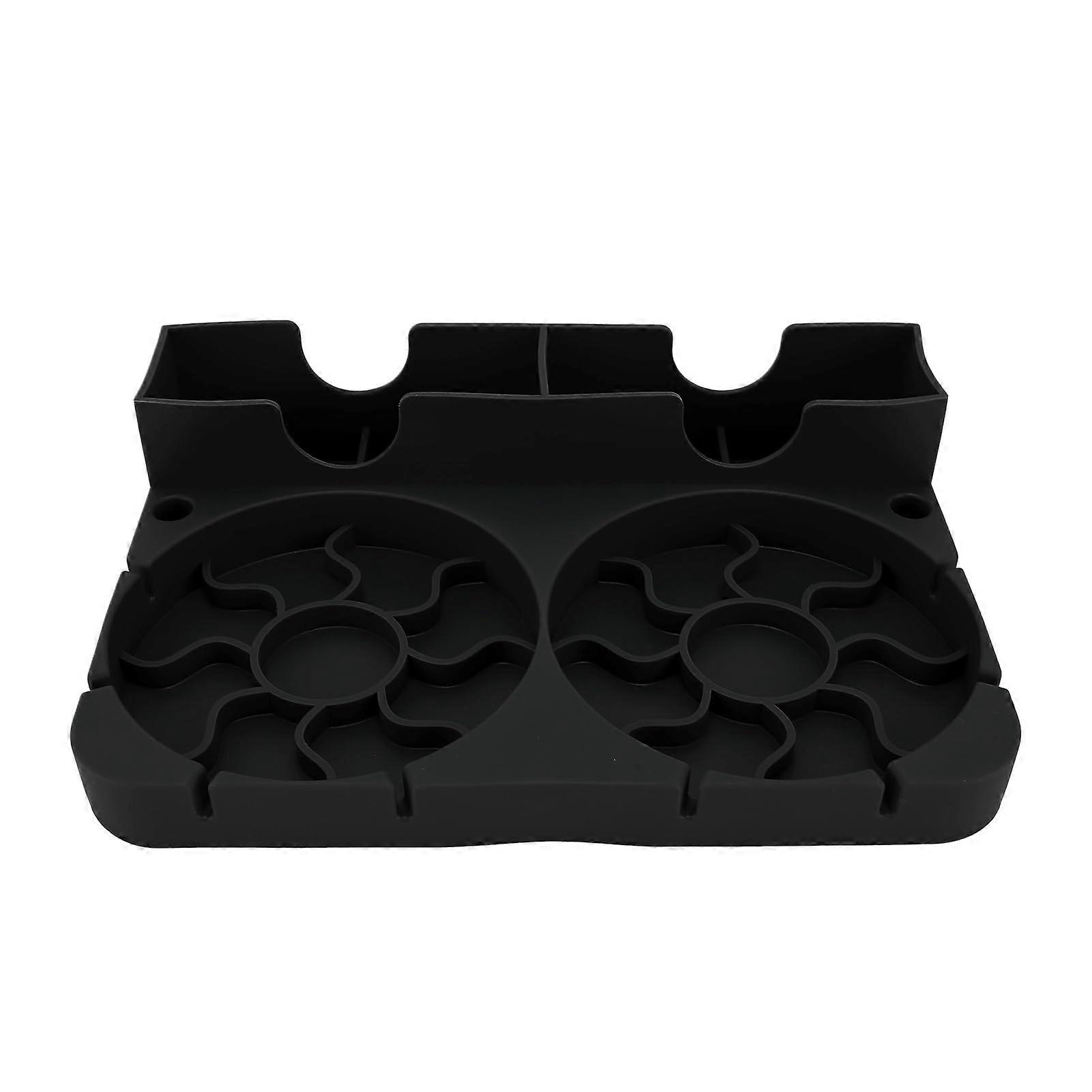 Water Bottle Drying Rack with Fast Drying Channel, NonSlip Base, Dishwasher Safe, Black