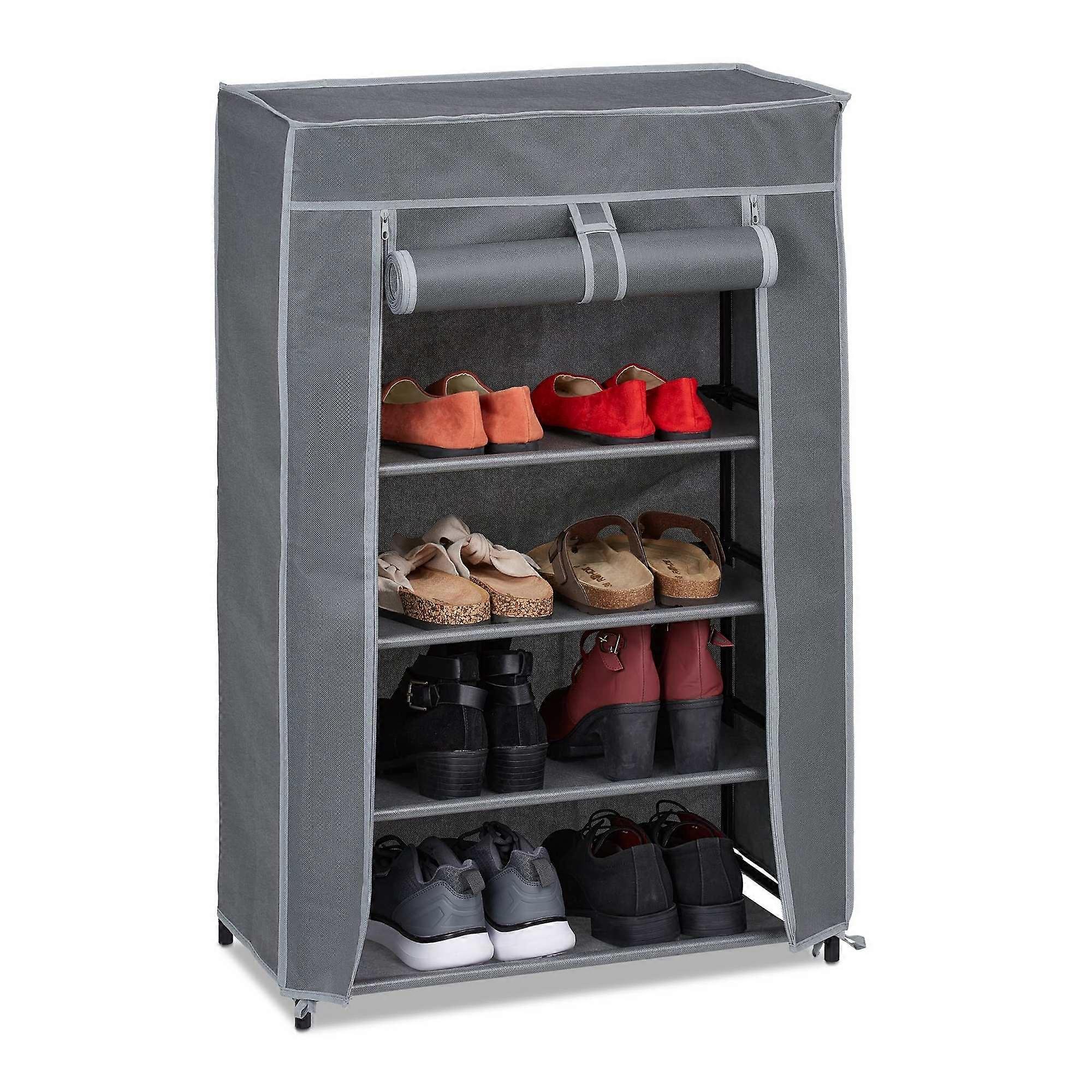 Shoe storage with 5 shelves