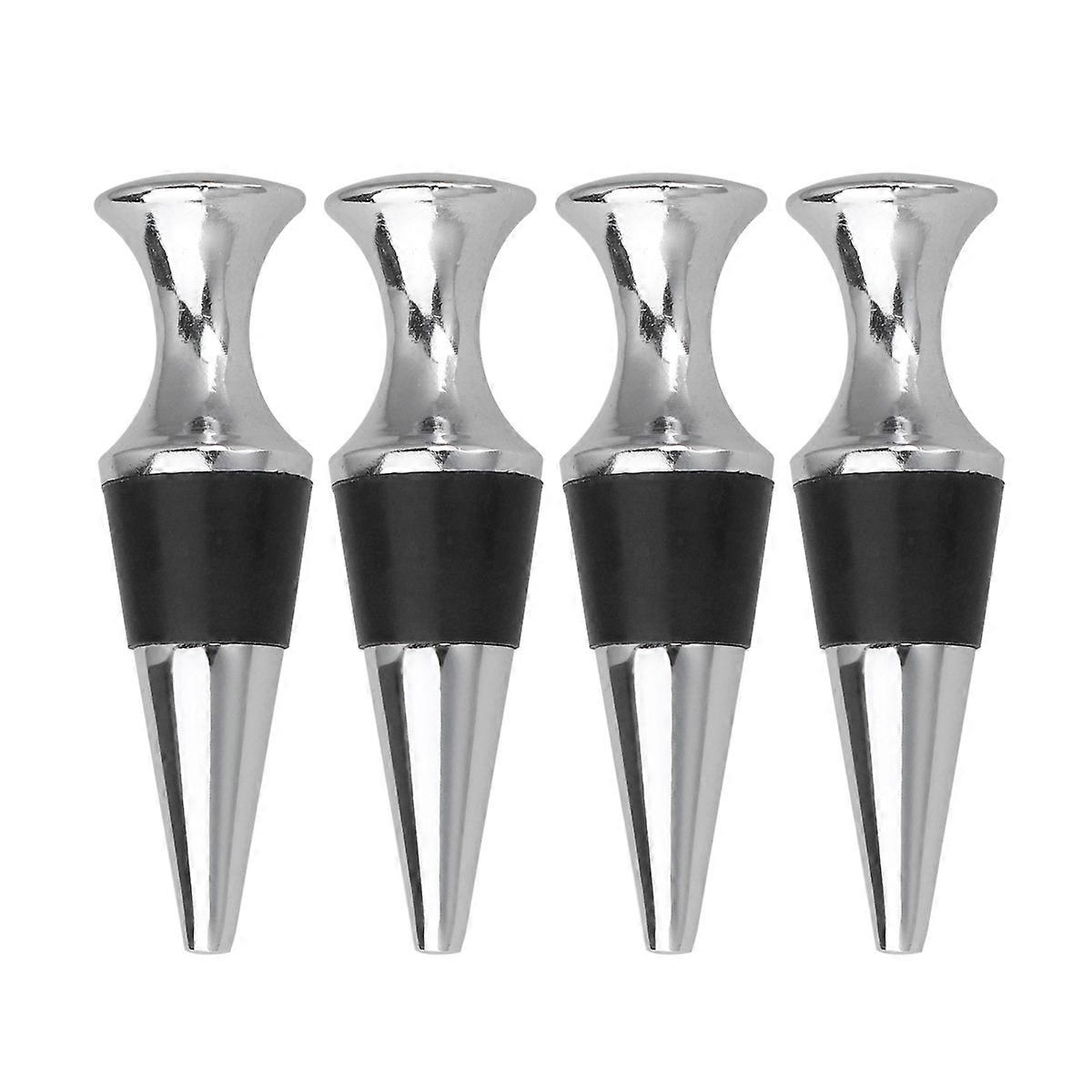 Sealer for Keep Fresh 4Pcs Metal Silver