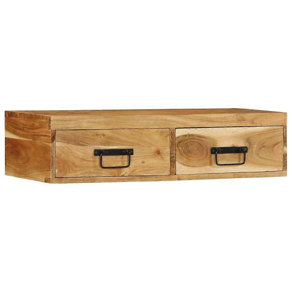 TV Wall Cabinet 80x30x19 cm Solid Acacia Wood